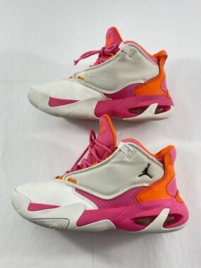Nike Air Jordan Flight Max Aura 4 Sneakers DV0490-168 Pink Orange  Youth 5.5Y